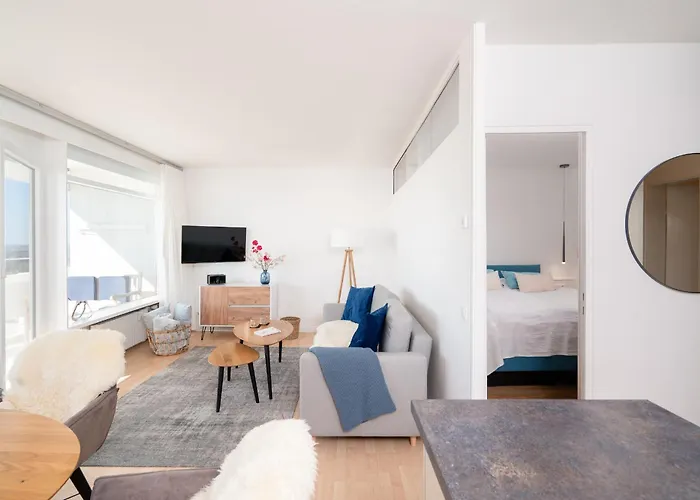 Panoramic Auszeit Mit Meerblick Lägenhet